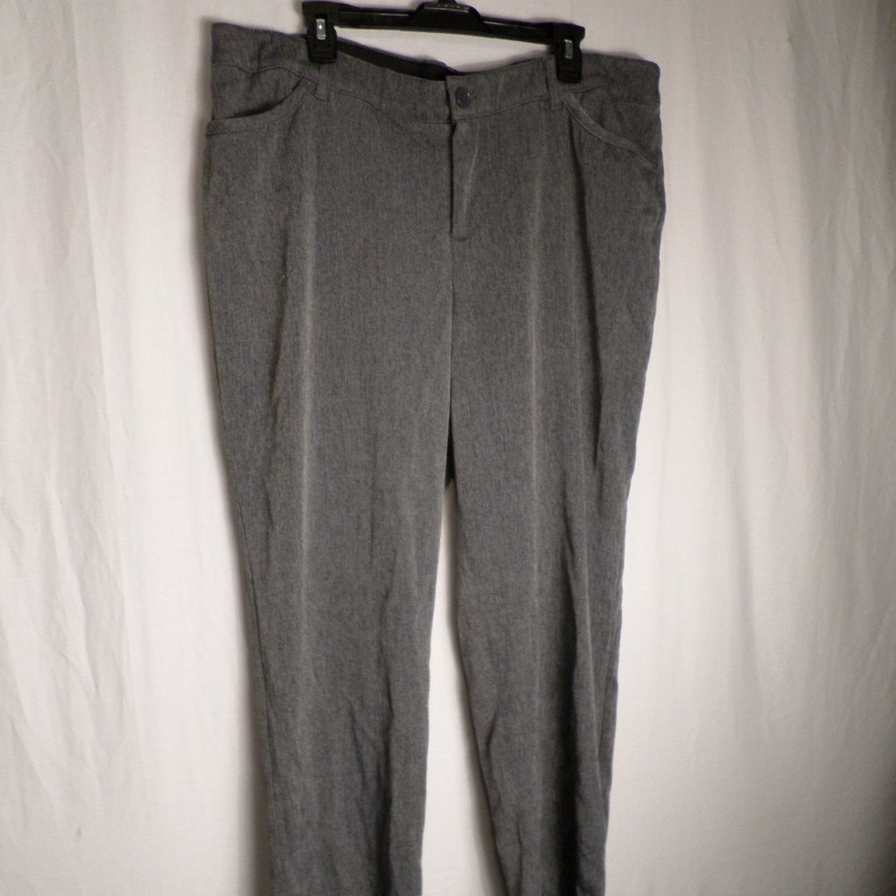 Zac & Rachel Woman Grey Dress Pants Womens Size 18W
